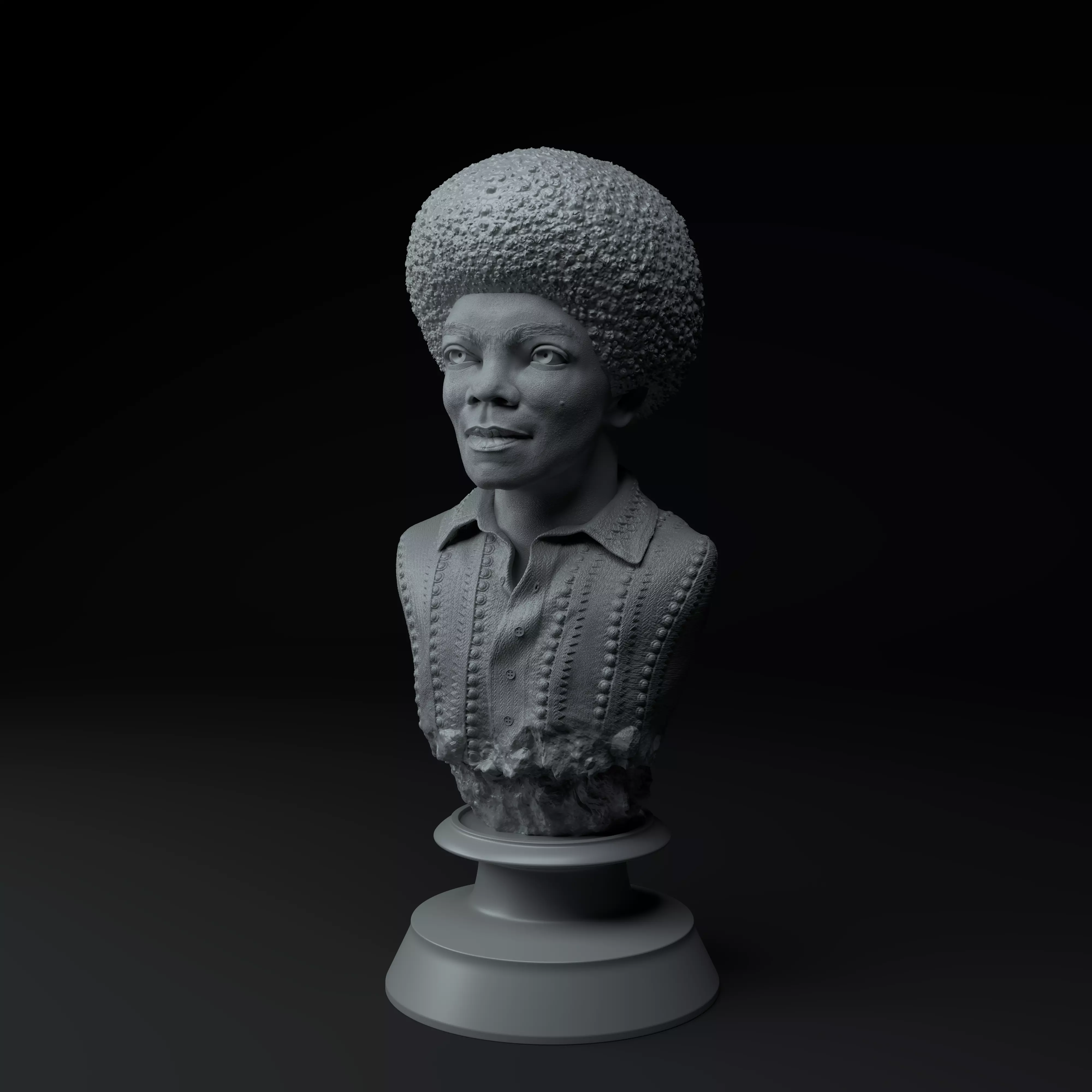 Michael Jackson Jackson Five Edition Premium 3D Bust STL 3D print model