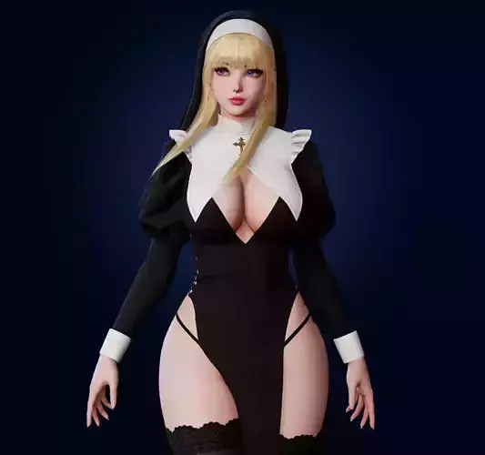 Nun Celestia - Female Character Series