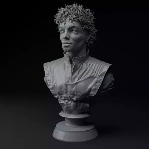 Michael Jackson Thriller Edition Premium 3D Bust STL