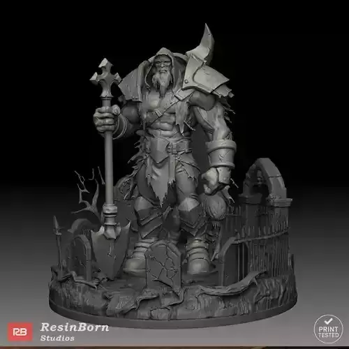Yorick League of Legends Hyper Realistic Figure with Base