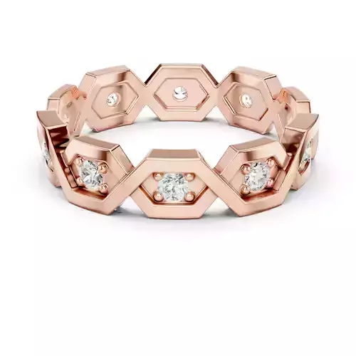 Criss Cross Diamond Band Ring 3dm stl renders animation videos