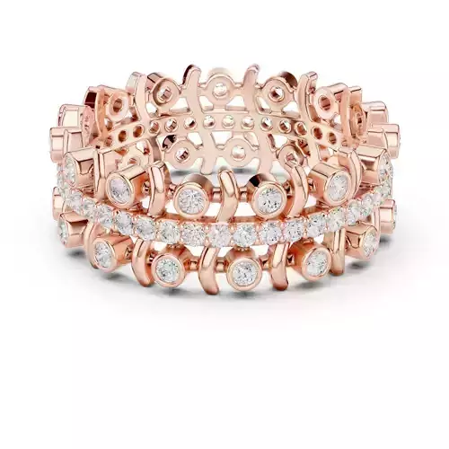 Diamond Band Ring 3dm stl renders animation videos details 