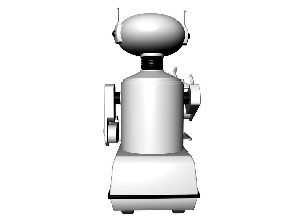 cartoon robot 3D Model 3D model_2