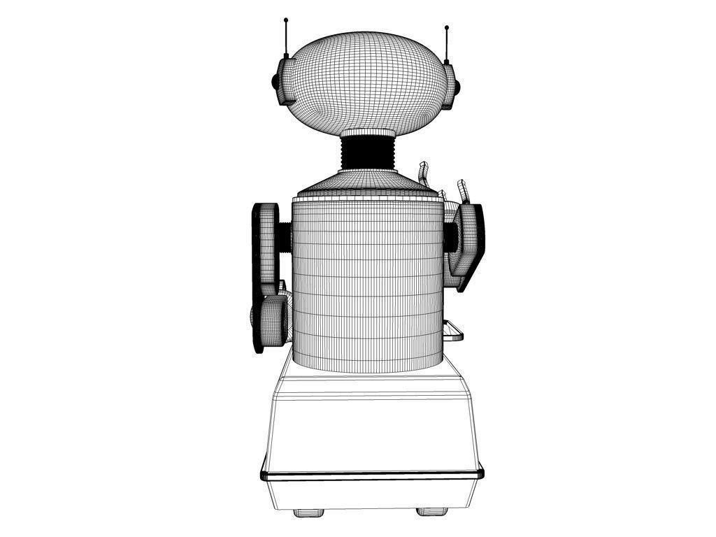 cartoon robot 3D Model 3D model_3