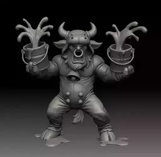 Alistar Vacalistar League of Legends 3D Figure