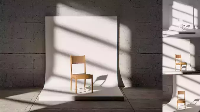 Industrial Solitude Product Display Studio