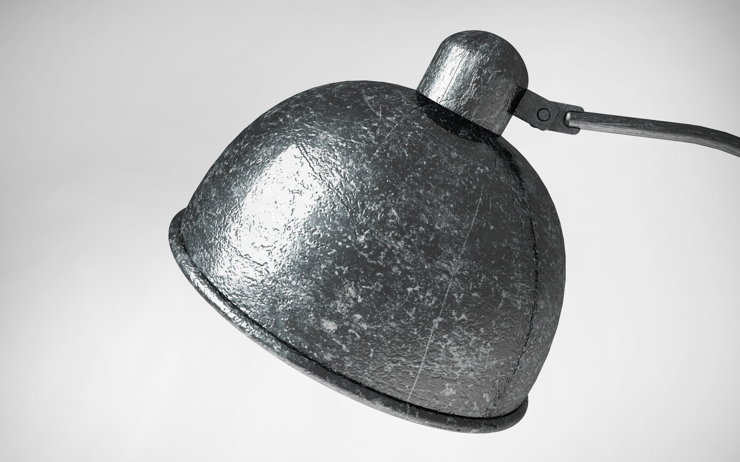 Industrial lamp 3D model_2