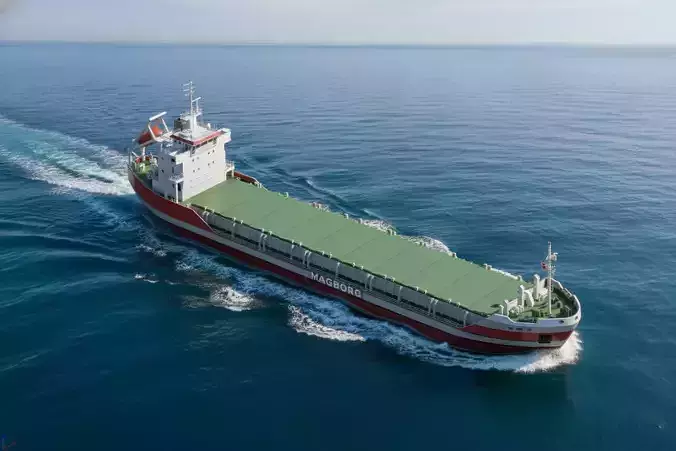 Handysize General Cargo Ship 25000 to 35000 DWT 3D model
