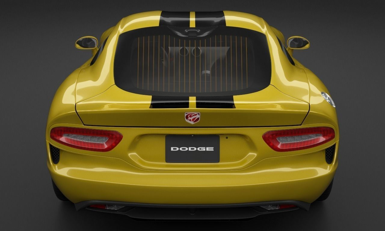 Dodge Viper SRT 3D model_4