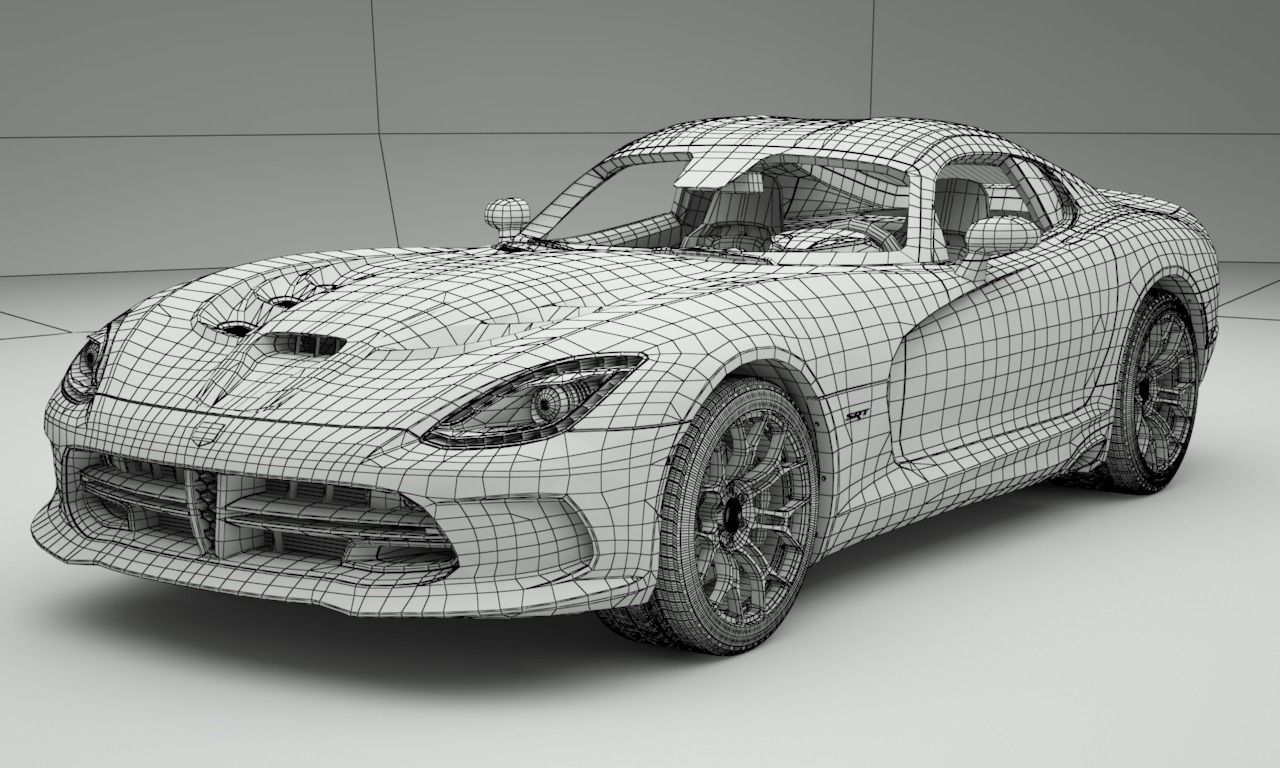 Dodge Viper SRT 3D model_20