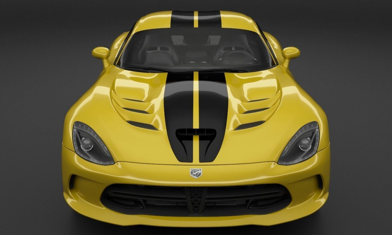 Dodge Viper SRT 3D model_3