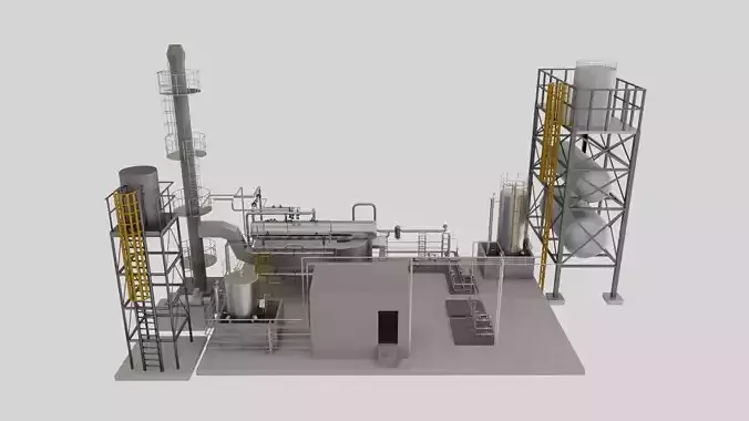 Auxilliary Boiler 3D model