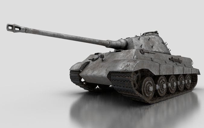 Tiger II Tank WW2 3D model