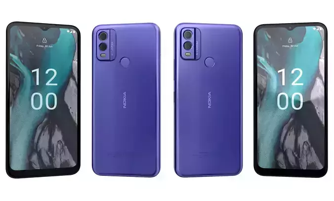 Nokia C22 Purple High Poly