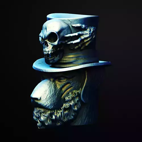 Horror Dog Head Jar 3D Printable STL File