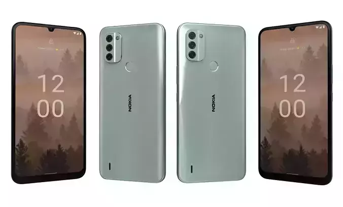 Nokia C31 Mint High Poly
