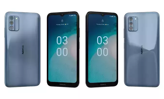 Nokia C300 Blue High Poly