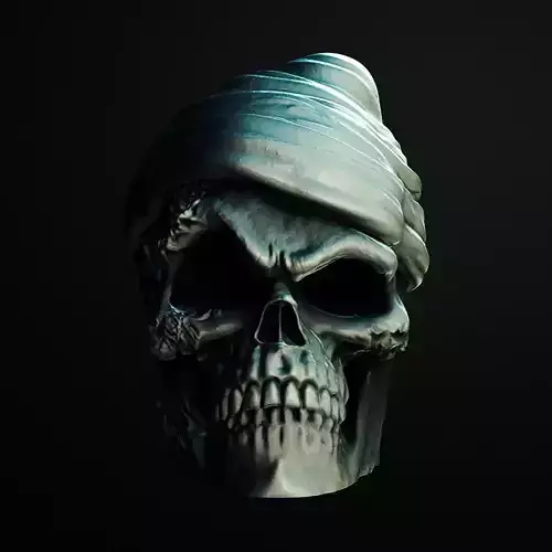 Rapper Skull Jar 3D Printable STL File