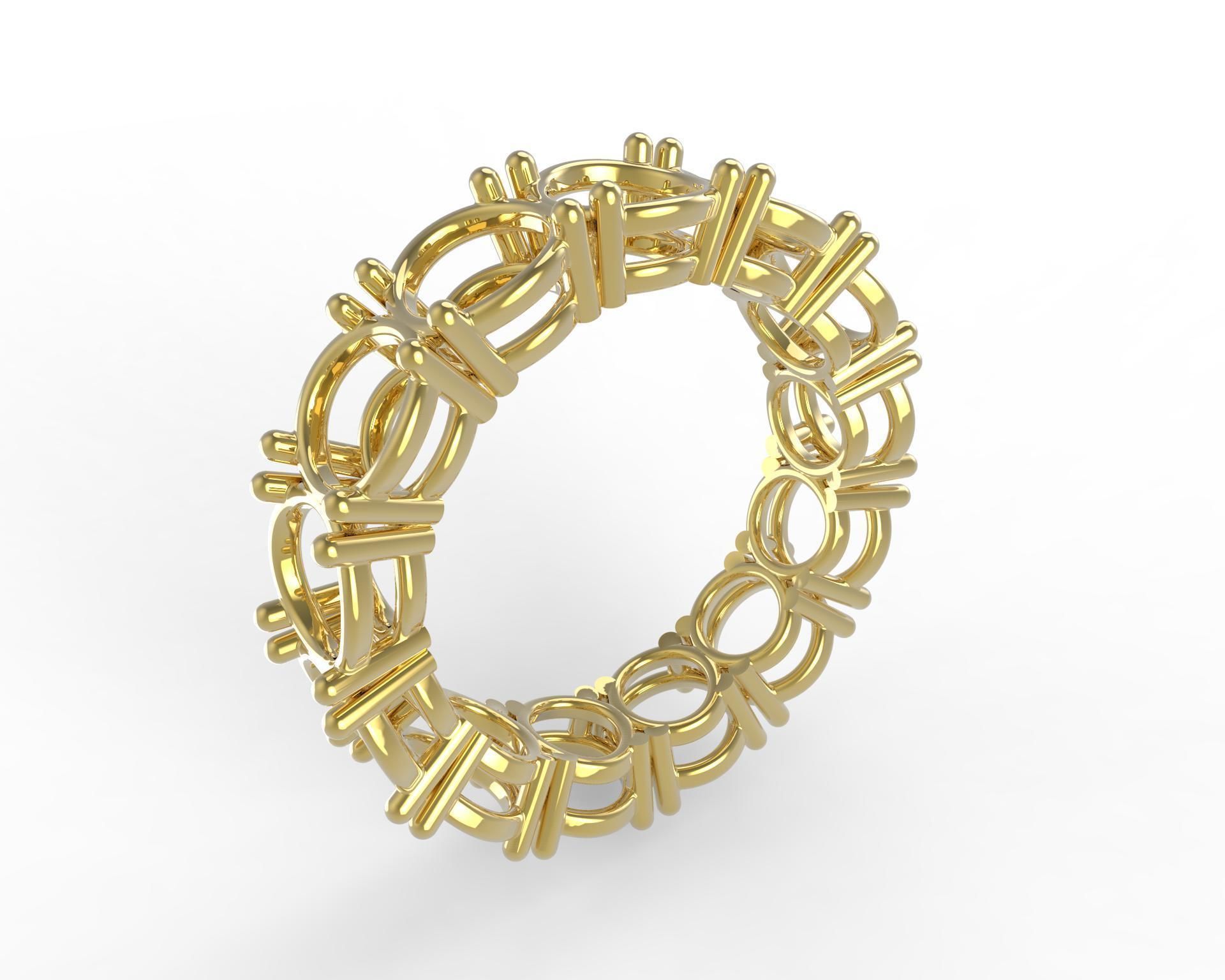 Wedding Ring 3D print model_1