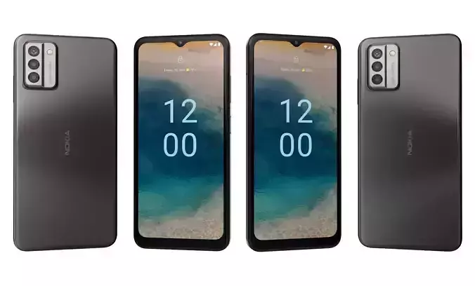 Nokia G22 Gray High Poly