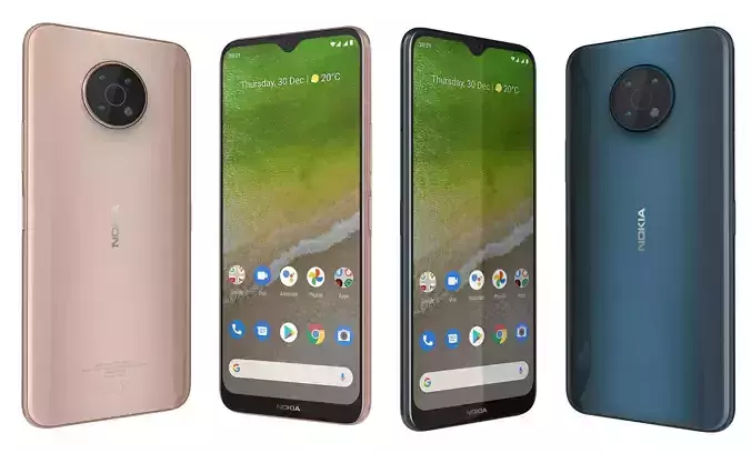 Nokia G50 5G Nordic Blue And Midnight Sun High Poly