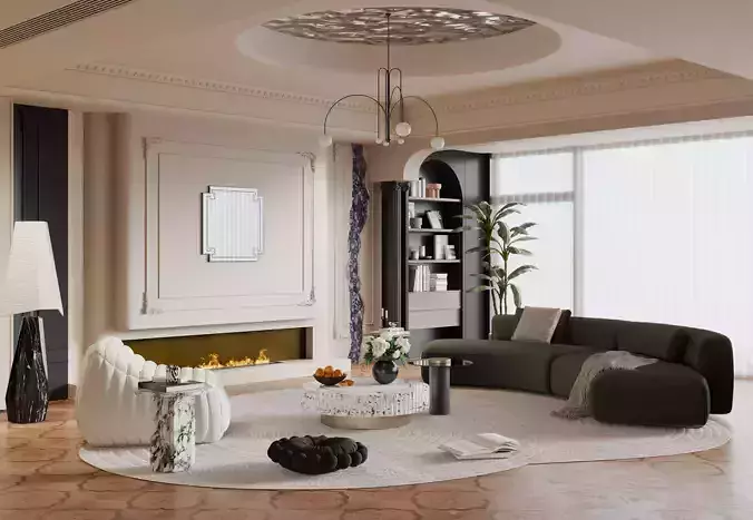 French style living room