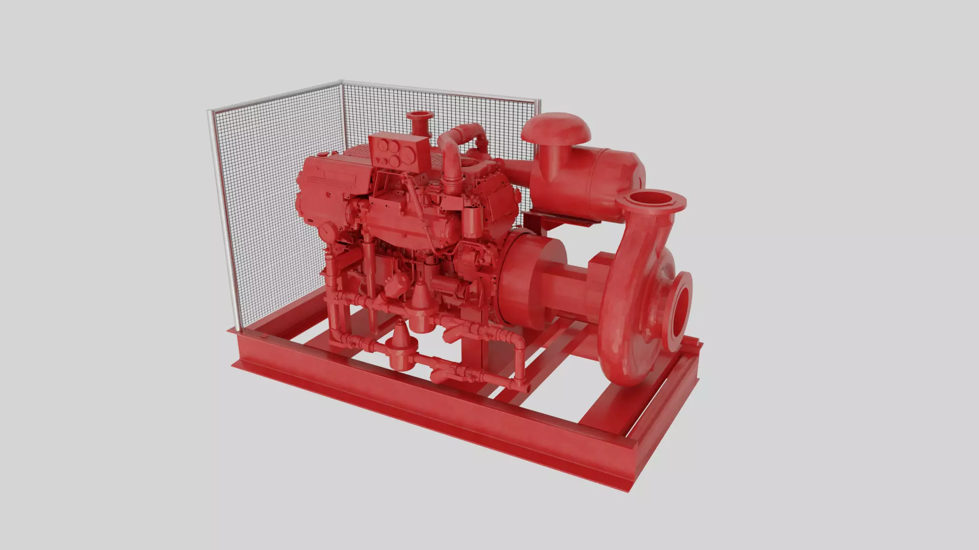Fire Pump 3D model