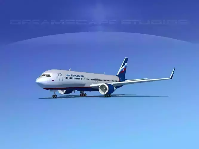 Boeing 767-300 Jetliners Collection 3D model