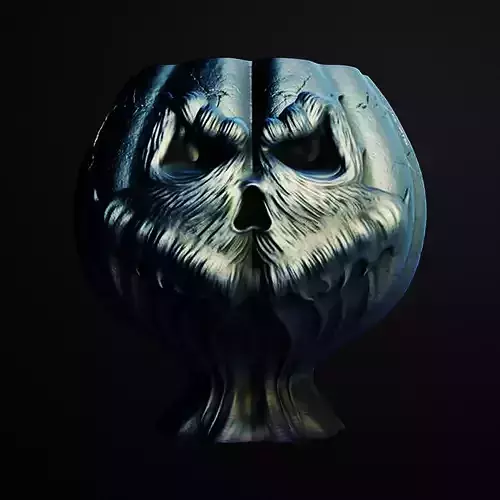 Creepy Pumpkin Mug 3D Printable STL File