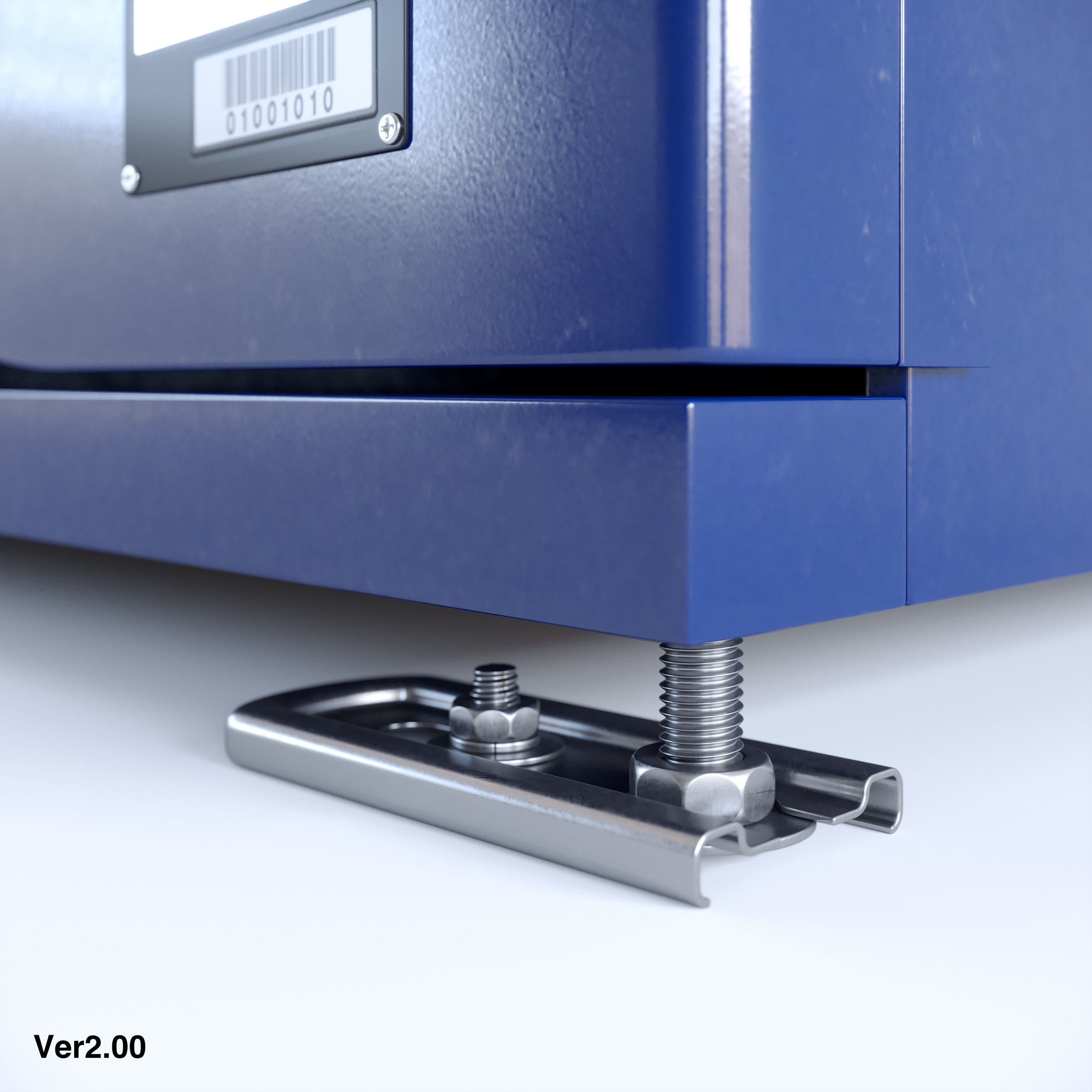 Vending Machine 24 Button 3D model_9