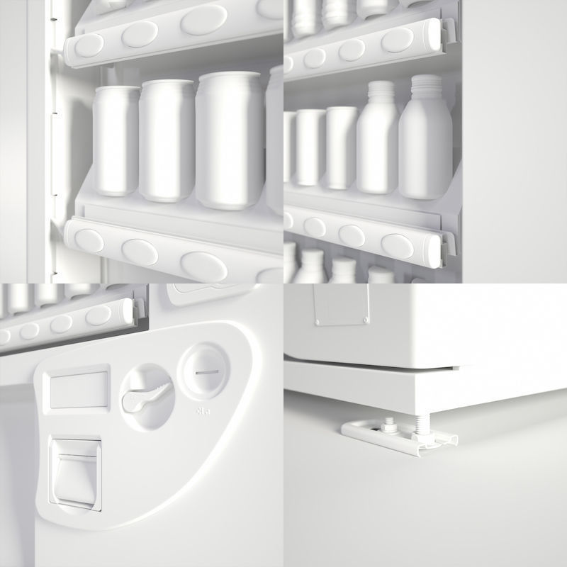 Vending Machine 24 Button 3D model_20
