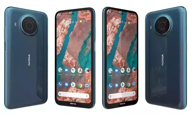 Nokia X20 Nordic Blue High Poly