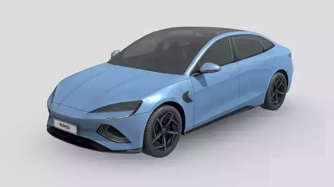 Low Poly Car - BYD Seal 2025
