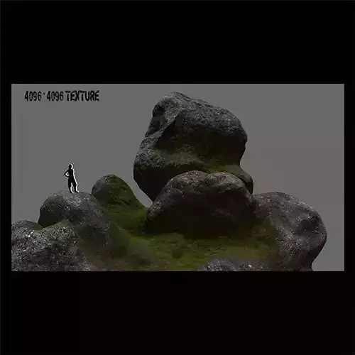 Rocks rock with moss