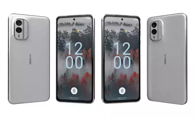 Nokia X30 Ice White High Poly