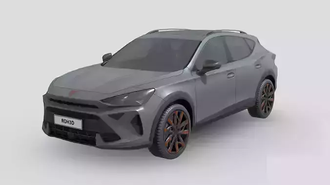 Low Poly Car - Cupra Formentor 2025 Low-poly 3D model