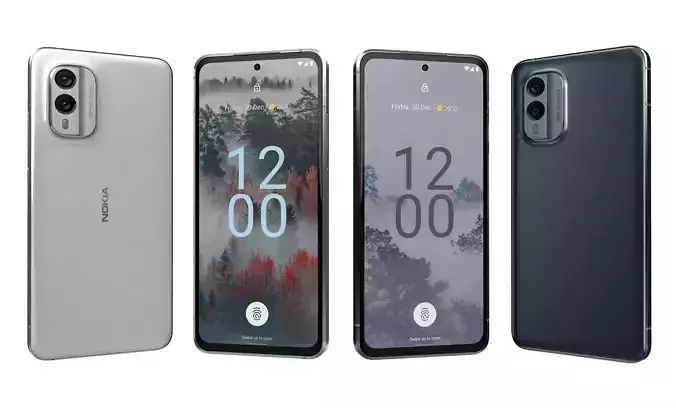 Nokia X30 Coudy Blue And Ice White High Poly