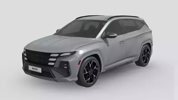 Low Poly Car - Hyundai Tucson N Line 2024