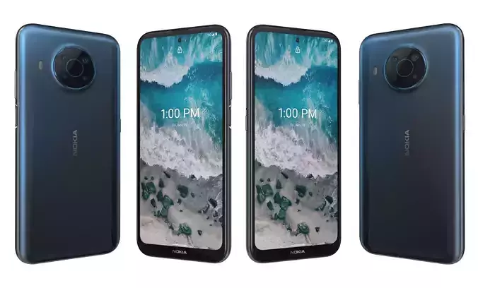 Nokia X100 Midnight Blue High Poly