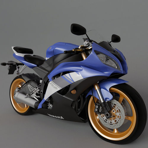 Yamaha r6 3D model