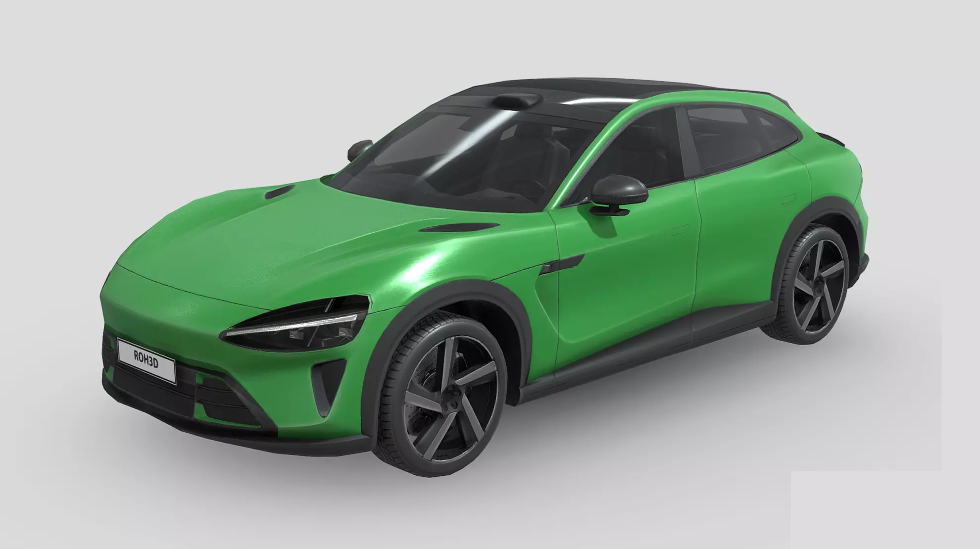 Low Poly Car - Xiaomi YU7 2025 Low-poly 3D model