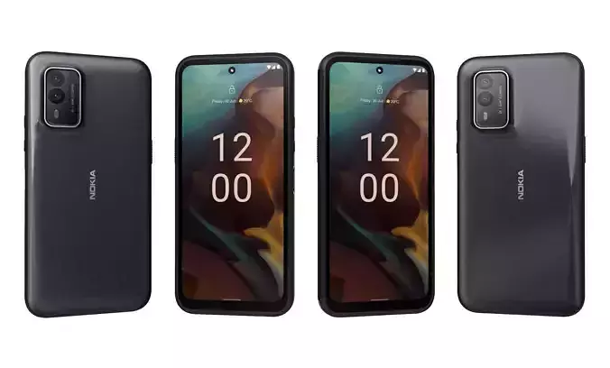 Nokia XR30 Black High Poly