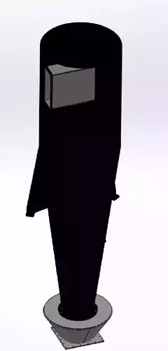 High-efficiency dust cyclone