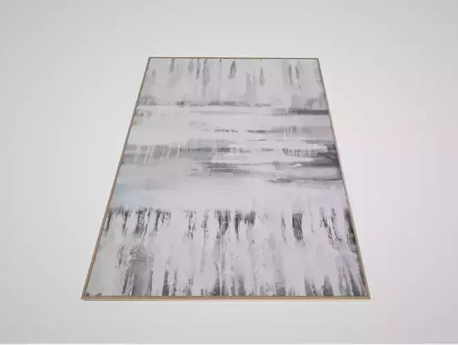 Framed Contemporary Decorative Canvas Wall Ar