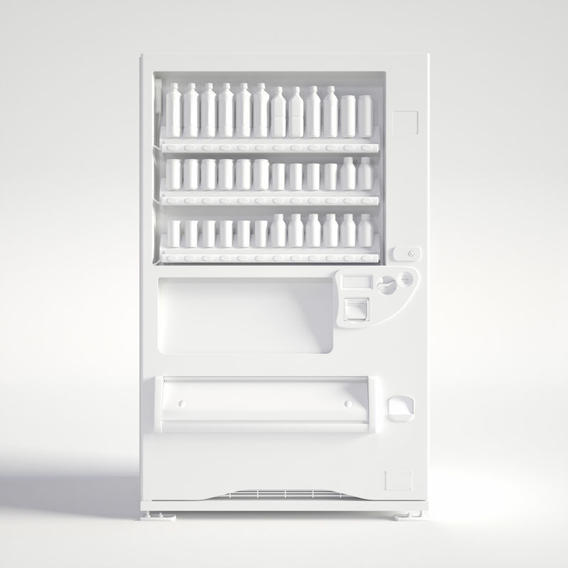 Vending Machine 36 Button 3D model_17