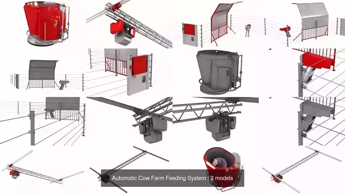 Automatic Cow Farm Feeding System