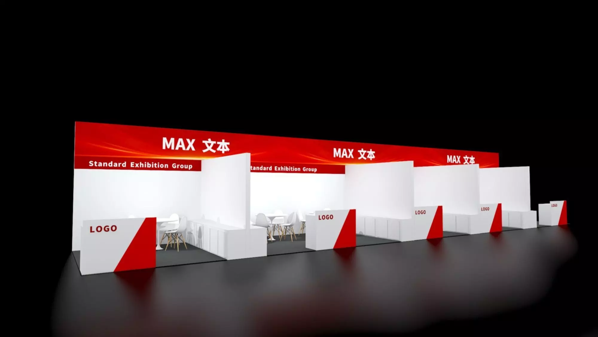 exhibition group 3D model