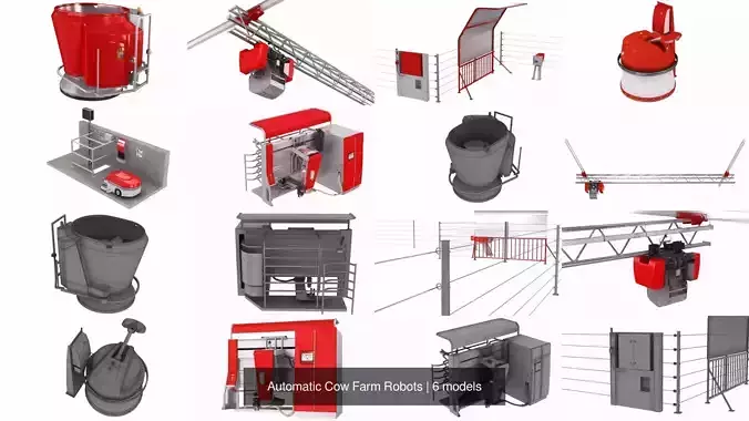 Automatic Cow Farm Robots