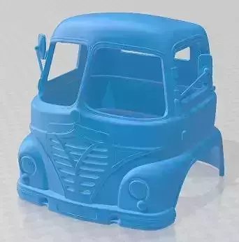 Foden S21 1959 Printable Body Cabin Truck