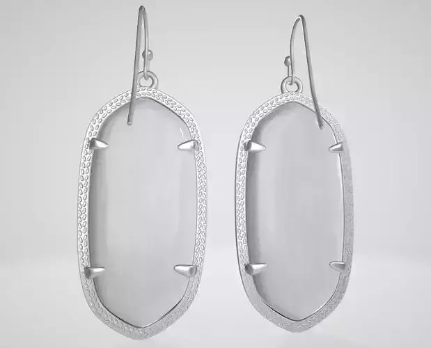 Kendra Scott Elle Slate Iridescent Earrings